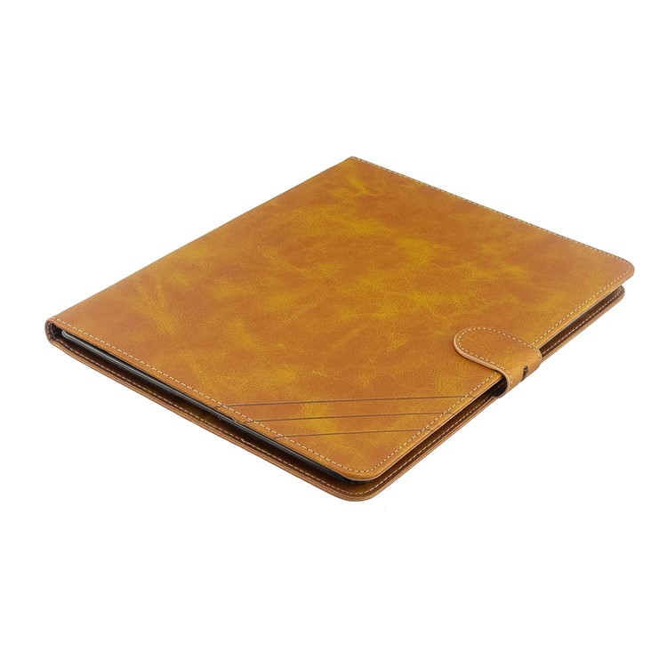 Auto Wake Sleep Stand Smart Leather Tablet Cover Casing for Apple iPad 2/3/4 - Yellow-6