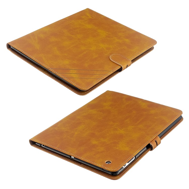 Auto Wake Sleep Stand Smart Leather Tablet Cover Casing for Apple iPad 2/3/4 - Yellow-8