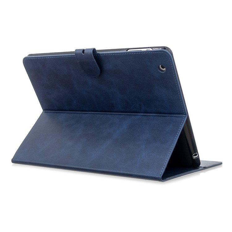 Auto Wake Sleep Stand Smart Leather Tablet Cover Casing for Apple iPad 2/3/4 - Blue-4