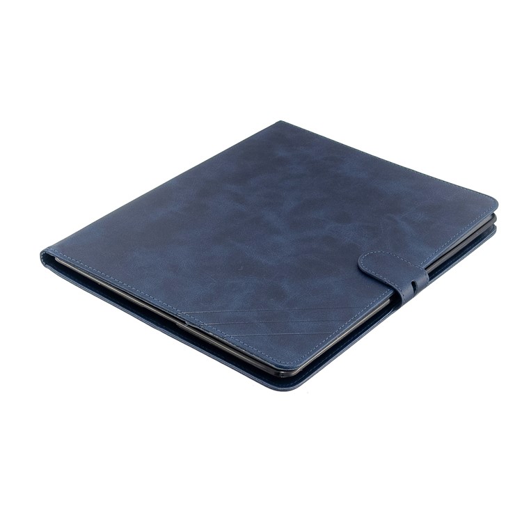 Auto Wake Sleep Stand Smart Leather Tablet Cover Casing for Apple iPad 2/3/4 - Blue-6