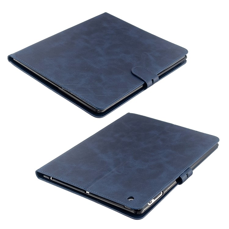 Auto Wake Sleep Stand Smart Leather Tablet Cover Casing for Apple iPad 2/3/4 - Blue-8
