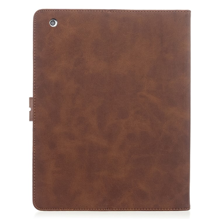 Auto Wake Sleep Stand Smart Leather Tablet Cover Casing for Apple iPad 2/3/4 - Brown-3