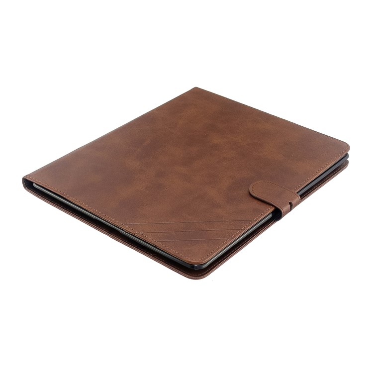 Auto Wake Sleep Stand Smart Leather Tablet Cover Casing for Apple iPad 2/3/4 - Brown-6
