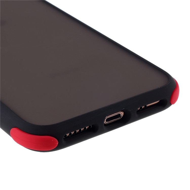 Matte Skin PC + TPU Hybrid Drop-proof Mobile Protective Case for iPhone XS/S 5.8 inch - Black-6