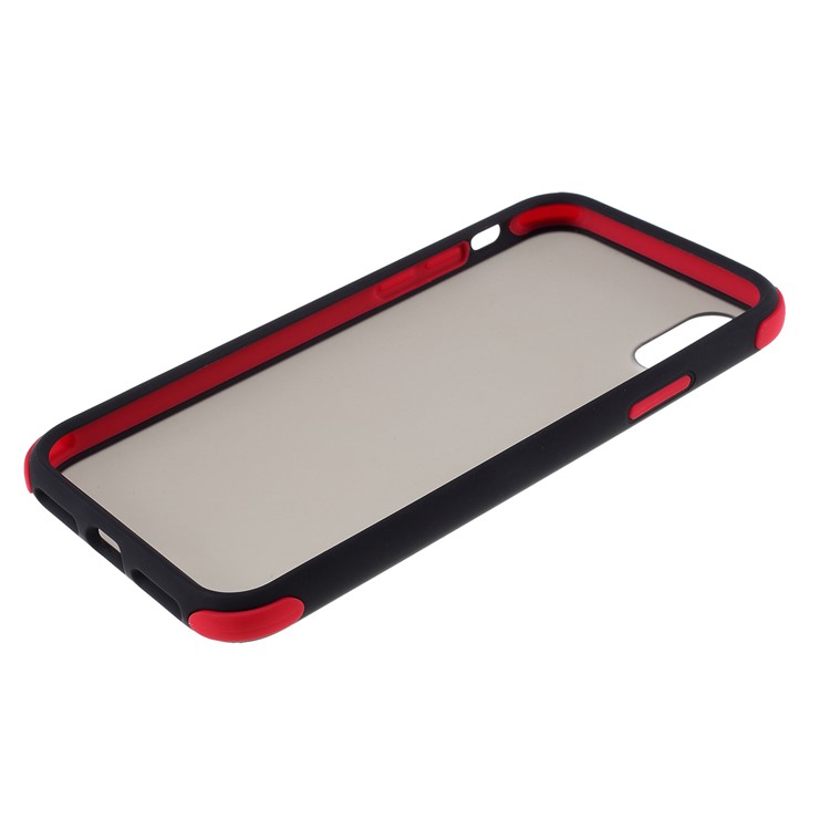 Matte Skin PC + TPU Hybrid Drop-proof Mobile Protective Case for iPhone XS/S 5.8 inch - Black-7