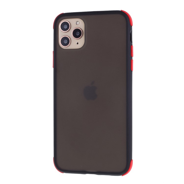 Shell Ibrido Opaco PC + TPU Attenuato Involucro Antiurto Per Iphone 11 Pro 5,8 Pollici - Nero-2