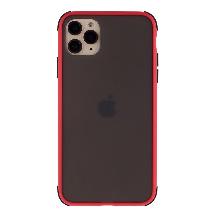 Matte PC + TPU Hybrid Shell Cushioned Shockproof Casing for iPhone 11 Pro 5.8 inch - Red-1