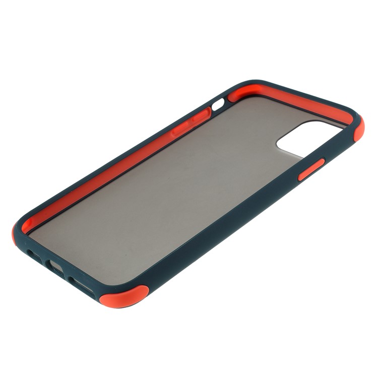 Shell Ibrido Opaco PC + TPU Attenuato Involucro Antiurto Per Iphone 11 Pro 5,8 Pollici - Verde-5