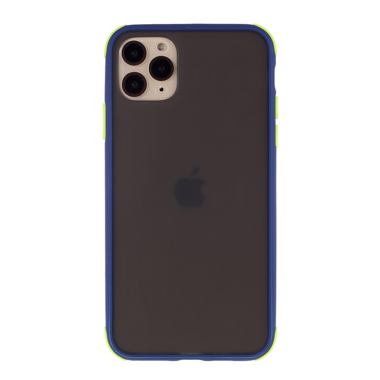 Drop Resistant PC + TPU Combo Cover with Matte Surface for iPhone 11 Pro Max 6.5 inch - Dark Blue-1
