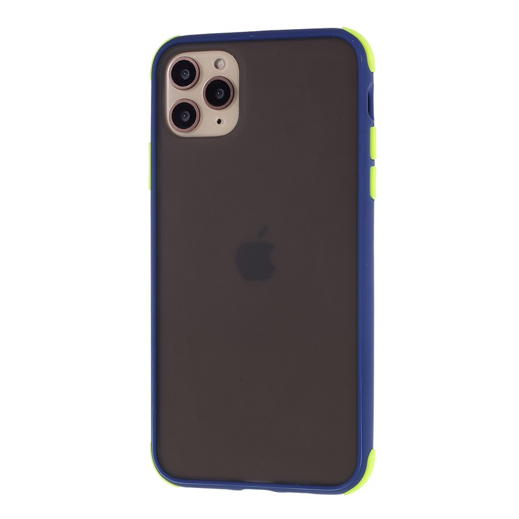 Drop Resistant PC + TPU Combo Cover with Matte Surface for iPhone 11 Pro Max 6.5 inch - Dark Blue-2