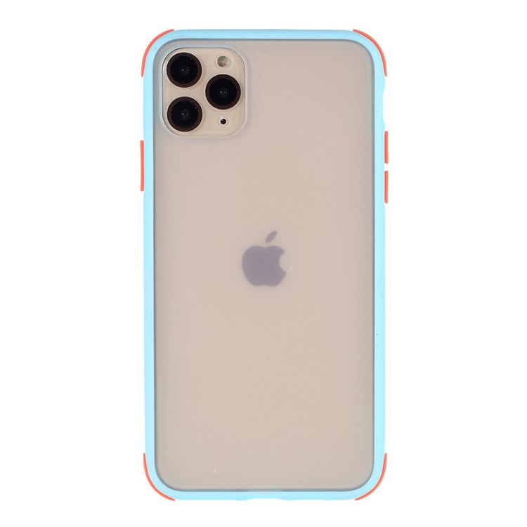 Drop Resistant PC + TPU Combo Cover with Matte Surface for iPhone 11 Pro Max 6.5 inch - Baby Blue-1