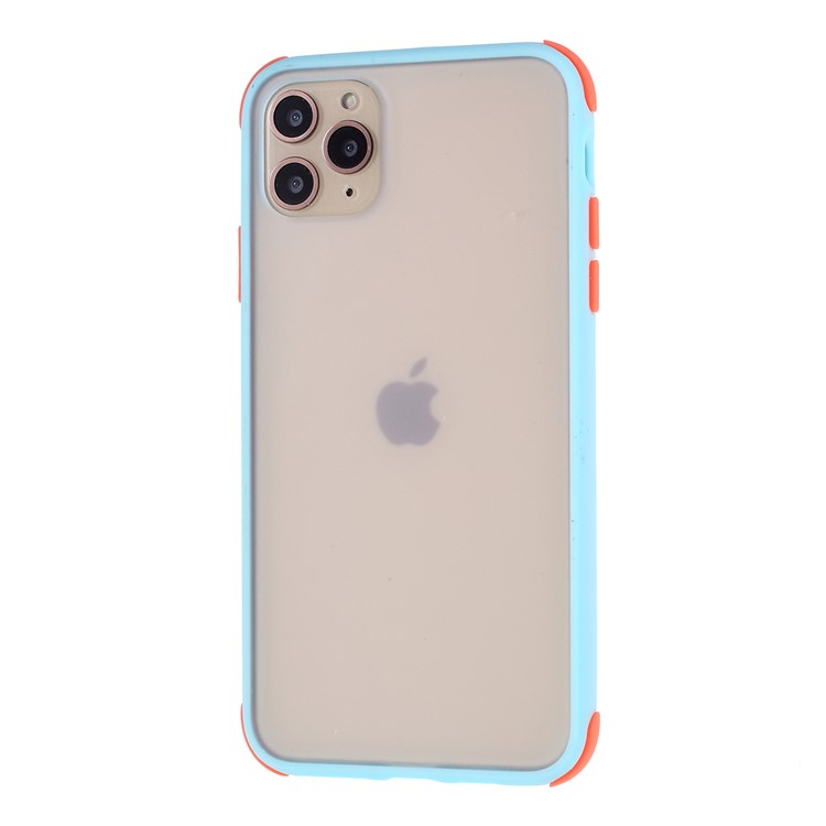Drop Resistant PC + TPU Combo Cover with Matte Surface for iPhone 11 Pro Max 6.5 inch - Baby Blue-2