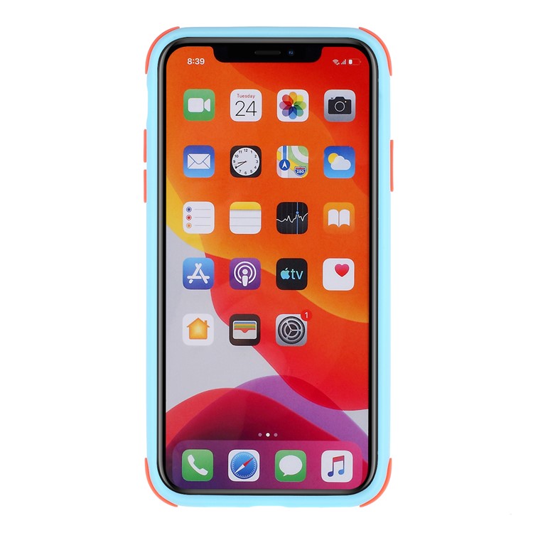 Drop Resistant PC + TPU Combo Cover with Matte Surface for iPhone 11 Pro Max 6.5 inch - Baby Blue-3