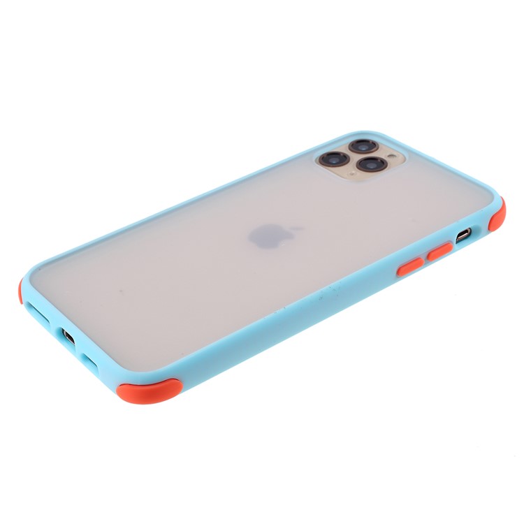 Drop Resistant PC + TPU Combo Cover with Matte Surface for iPhone 11 Pro Max 6.5 inch - Baby Blue-4