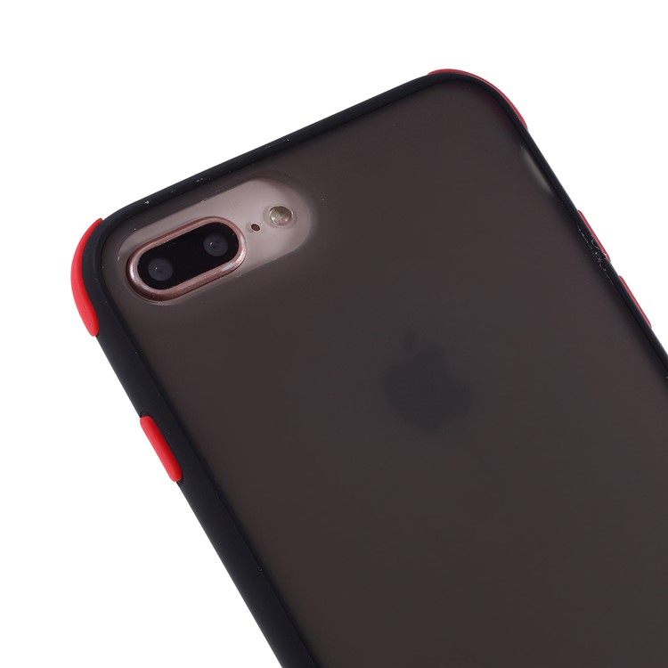 Matte Skin PC + TPU Hybrid Drop-proof Case Covering for iPhone 8 Plus/7 Plus/6 Plus/6s Plus 5.5-inch - Black-4