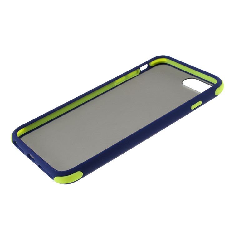Matte Skin PC + TPU Hybrid Drop-proof Case Covering for iPhone 8 Plus/7 Plus/6 Plus/6s Plus 5.5-inch - Dark Blue-5