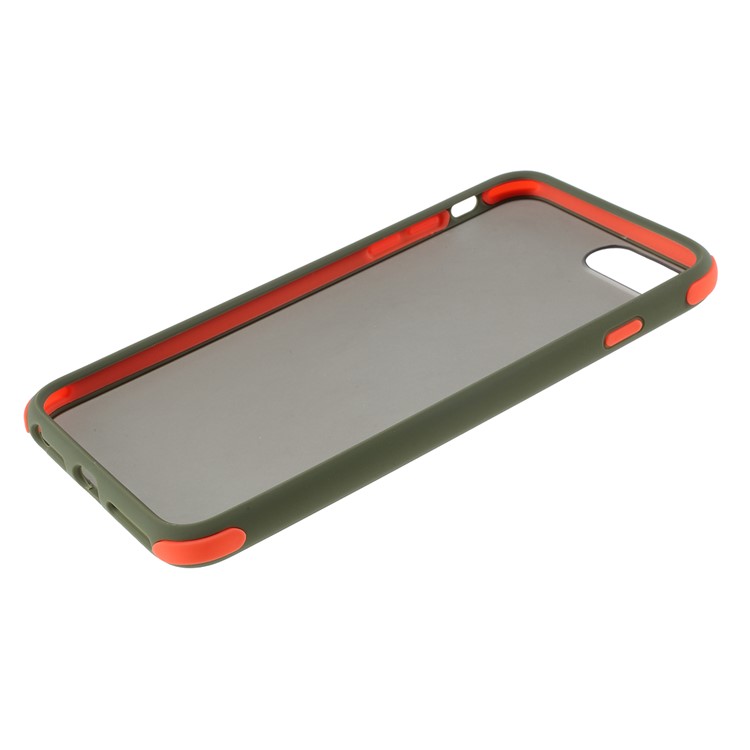 Matte Skin PC + TPU Hybrid Drop-proof Case Covering for iPhone 8 Plus/7 Plus/6 Plus/6s Plus 5.5-inch - Army Green-4