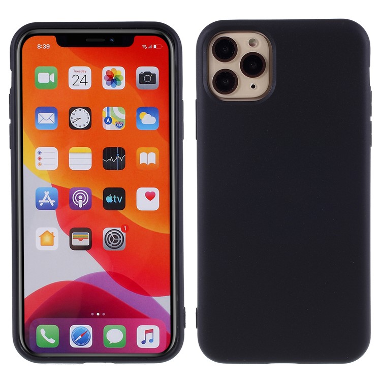 2.5MM Thickened Nano Silicone Phone Case for iPhone 11 Pro 5.8-inch - Black-1