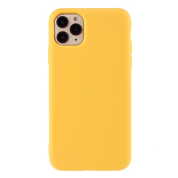2.5MM Thickened Nano Silicone Phone Case for iPhone 11 Pro 5.8-inch - Yellow-1