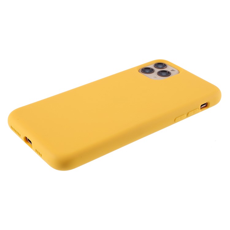 2.5MM Thickened Nano Silicone Phone Case for iPhone 11 Pro 5.8-inch - Yellow-4