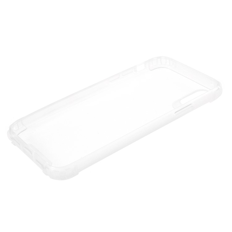 Drop-resistant Clear TPU Phone Case Shell for iPhone XS Max 6.5 inch - White-5