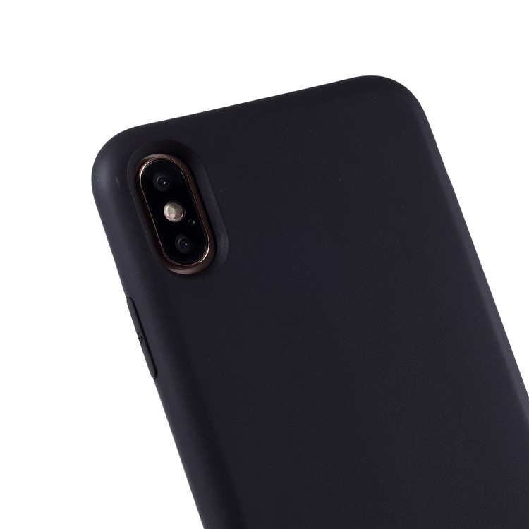 2.5mm Thickened Nano Silicone Cell Phone Cover for iPhone XS Max 6.5 inch - Black-4