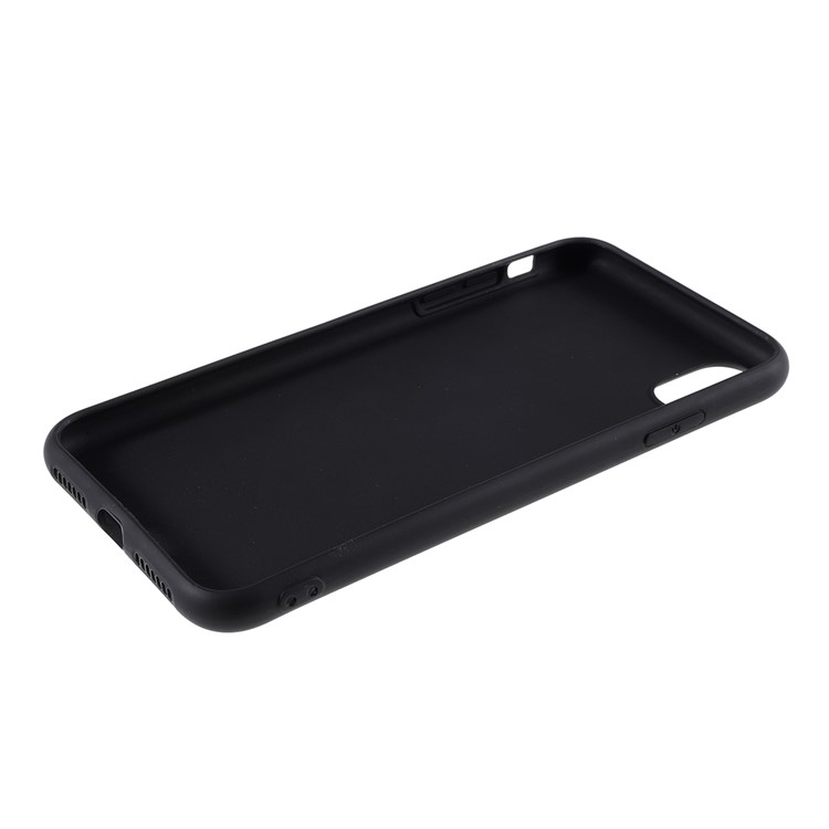 2.5mm Thickened Nano Silicone Cell Phone Cover for iPhone XS Max 6.5 inch - Black-7
