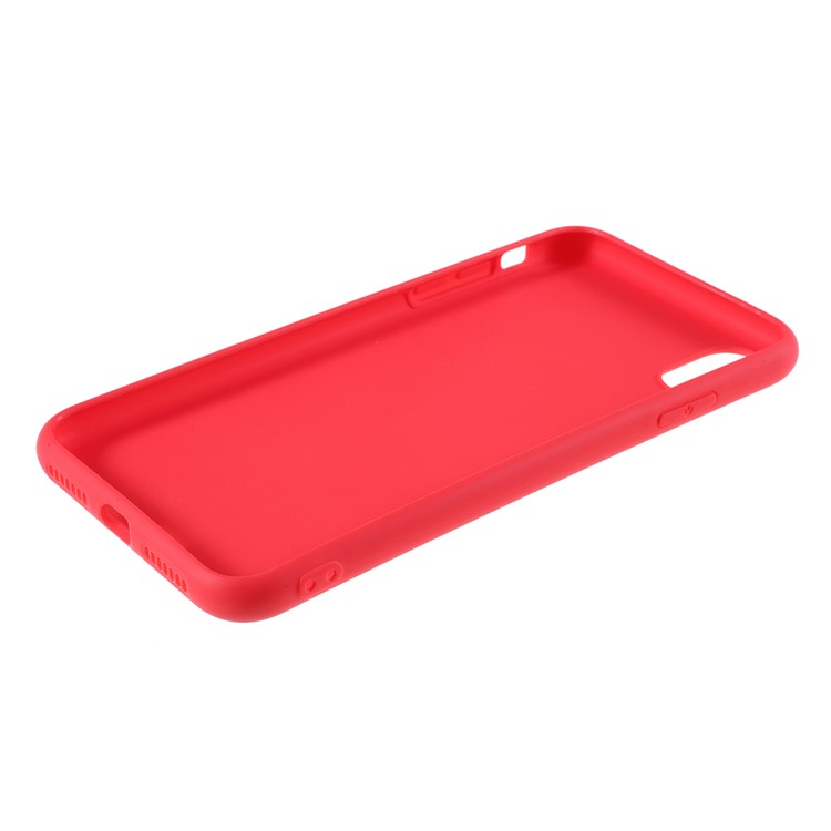 2.5mm Thickened Nano Silicone Cell Phone Cover for iPhone XS Max 6.5 inch - Red-5