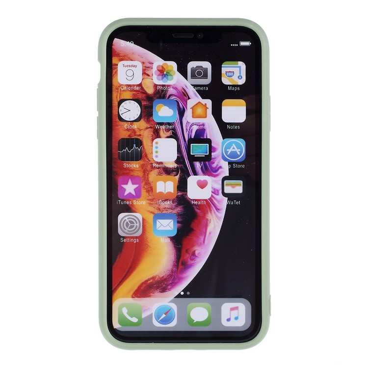 2.5mm Thickened Nano Silicone Phone Casing for iPhone XR 6.1 inch - Green-3