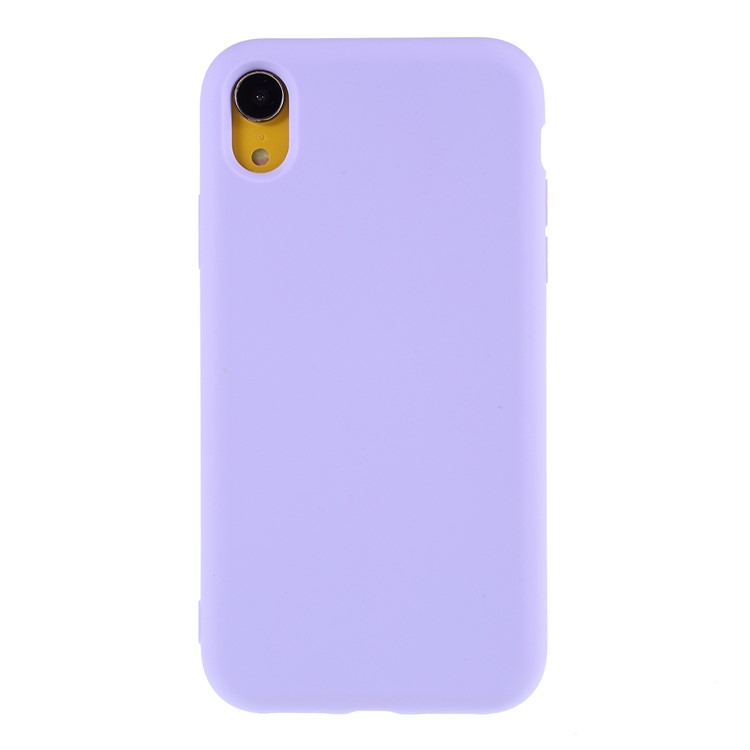 2.5mm Thickened Nano Silicone Phone Casing for iPhone XR 6.1 inch - Purple
