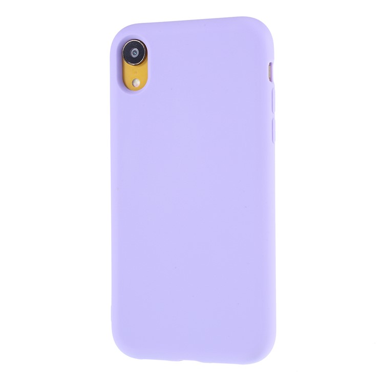 2,5 Mm Engrosada Nano Carcasa De Teléfono De Silicona Para El IPhone XR 6,1 Pulgadas - Púrpura-2