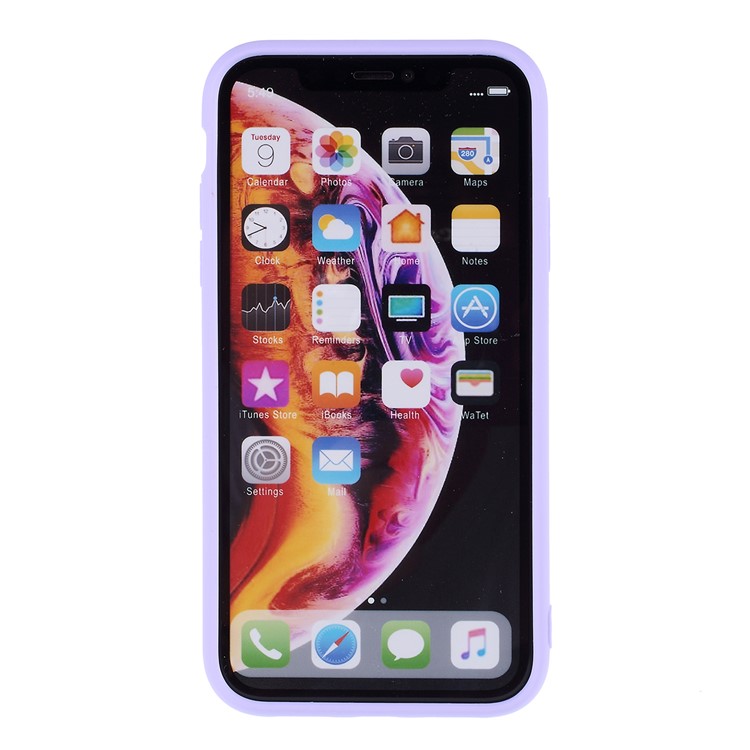 2,5 Mm Engrosada Nano Carcasa De Teléfono De Silicona Para El IPhone XR 6,1 Pulgadas - Púrpura-3