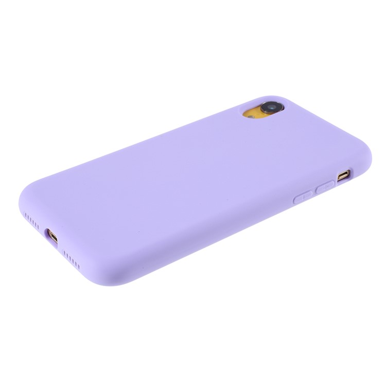 2,5 Mm Engrosada Nano Carcasa De Teléfono De Silicona Para El IPhone XR 6,1 Pulgadas - Púrpura-4