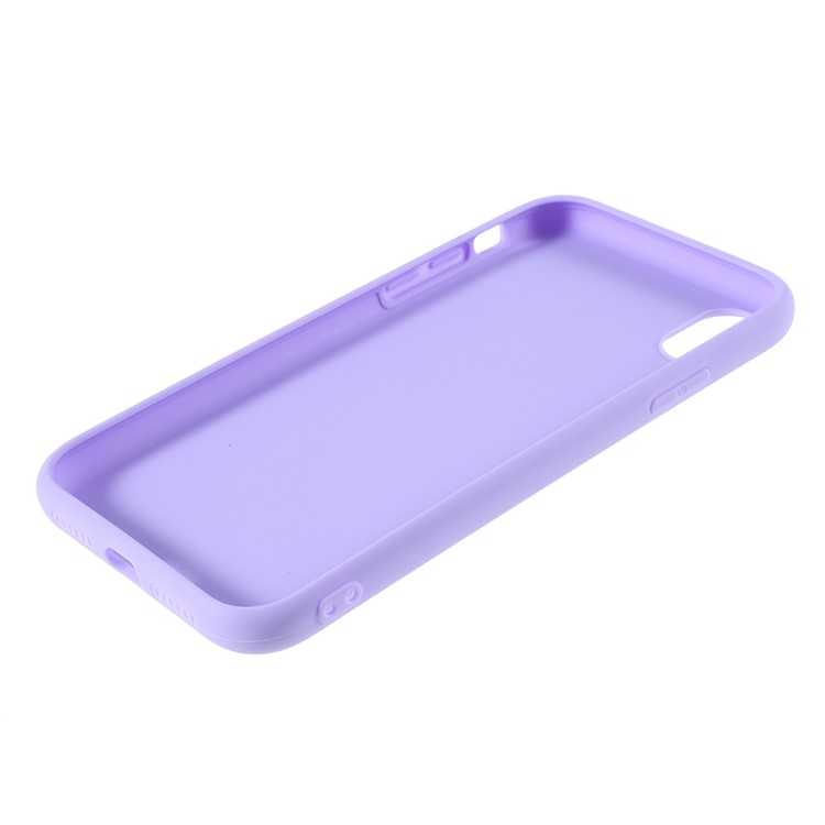 2,5 Mm Engrosada Nano Carcasa De Teléfono De Silicona Para El IPhone XR 6,1 Pulgadas - Púrpura-5