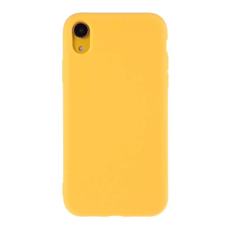 2.5mm Verdickten Nano Silikontelefongehäuse Für Iphone XR 6,1 Zoll - Gelb-1