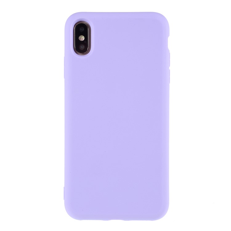 2.5MM Thickened Nano Silicone Phone Case for iPhone XS/X 5.8-inch - Purple-1