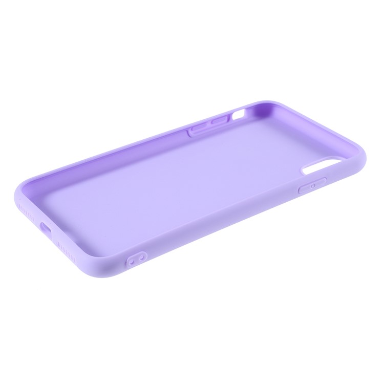 2.5MM Thickened Nano Silicone Phone Case for iPhone XS/X 5.8-inch - Purple-5