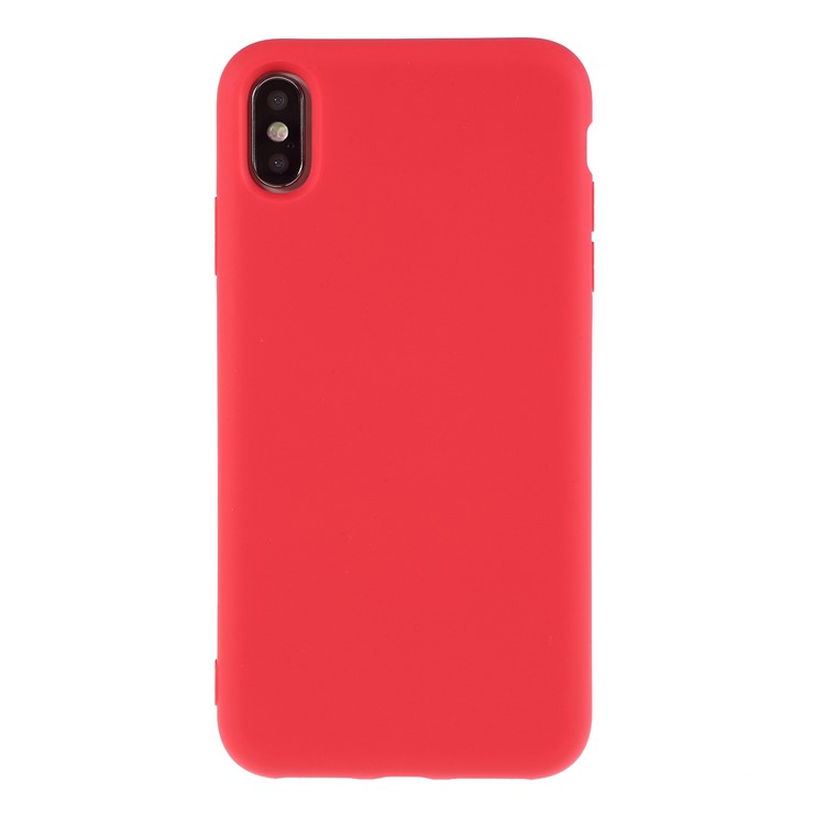 2.5MM Thickened Nano Silicone Phone Case for iPhone XS/X 5.8-inch - Red-1