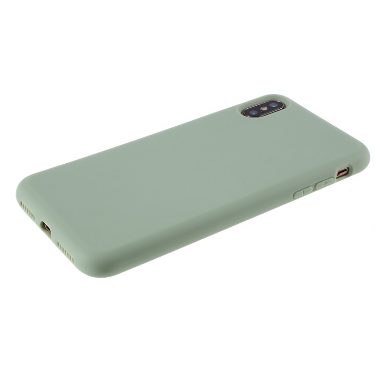 2.5MM Thickened Nano Silicone Phone Case for iPhone XS/X 5.8-inch - Green-4