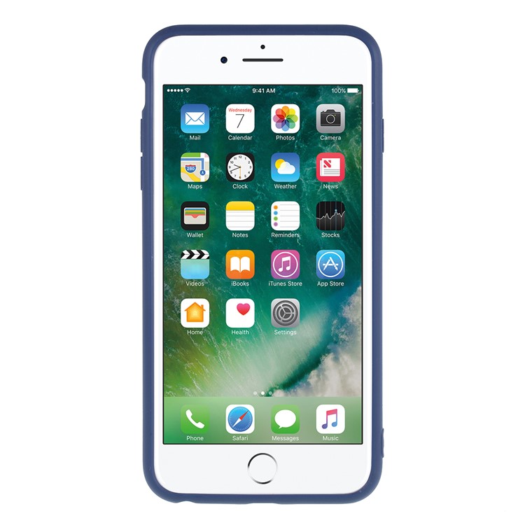 2.5MM Thickened Nano Silicone Phone Cover Case for iPhone 8 Plus / 7 Plus / 6 Plus - Blue-3