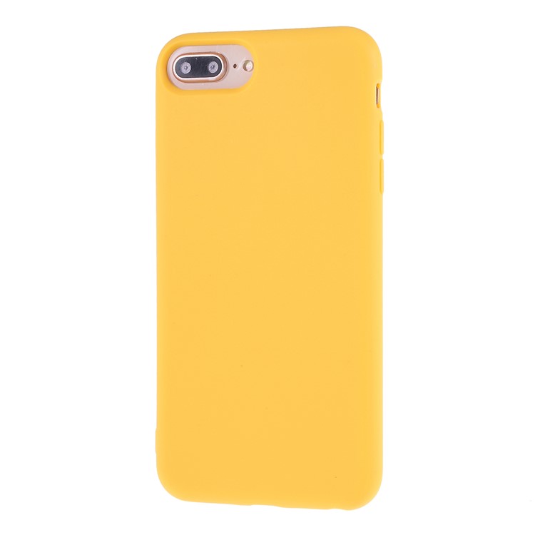 2.5MM Espesa Nano Caso De La Cubierta Del Teléfono Del Silicón Para El Iphone 8 Más / 7 Más / 6 Más - Amarillo-2