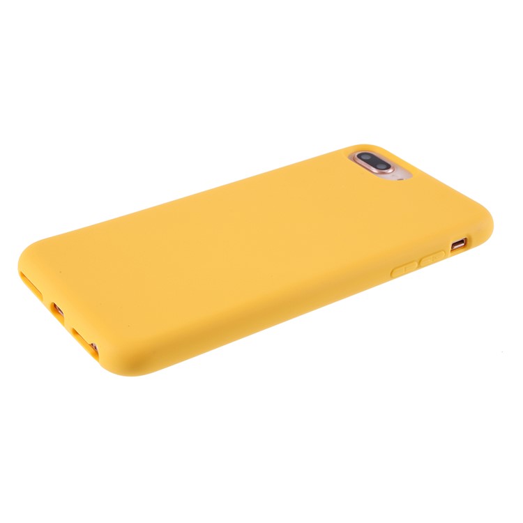 2.5MM Espesa Nano Caso De La Cubierta Del Teléfono Del Silicón Para El Iphone 8 Más / 7 Más / 6 Más - Amarillo-4