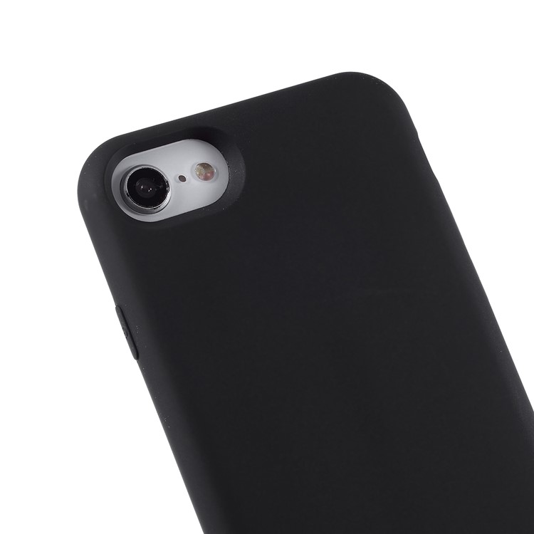 2.5MM Ispessito Nano Cassa Del Telefono Del Silicone Per Iphone 8 / iPhone 7 / iPhone 6 - Nero-4