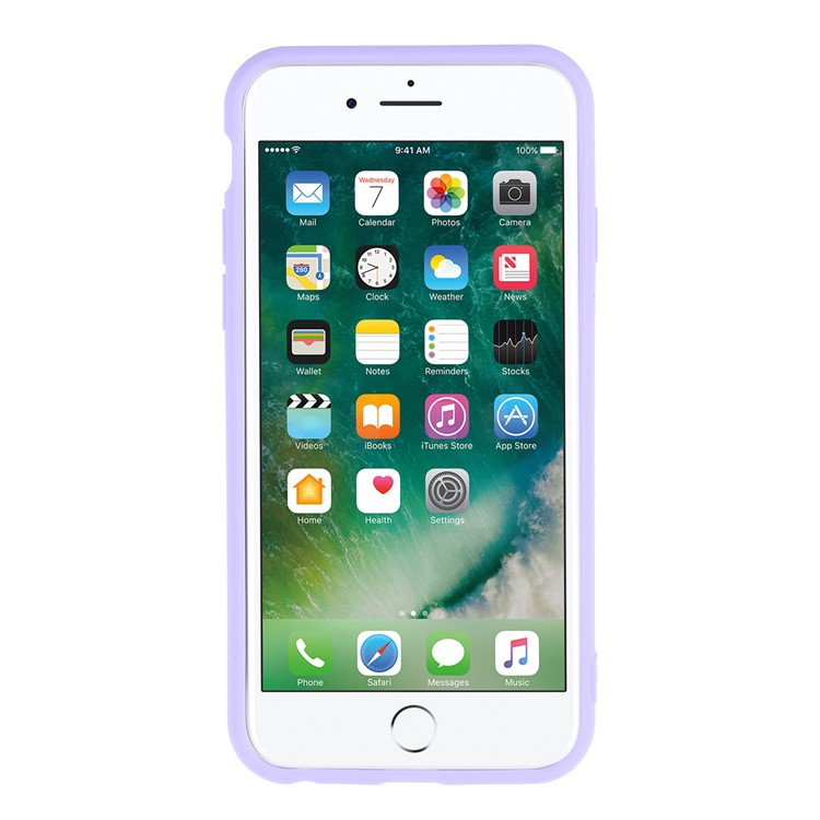 2.5MM Thickened Nano Silicone Phone Case for iPhone 8 / iPhone 7 / iPhone 6 - Purple-3
