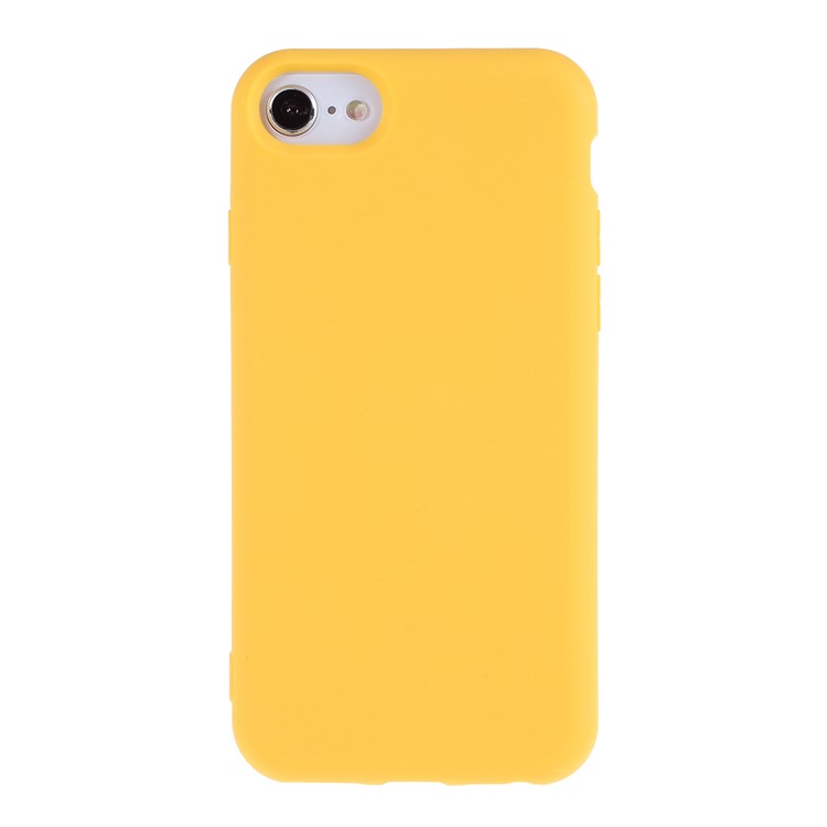 2.5MM Thickened Nano Silicone Phone Case for iPhone 8 / iPhone 7 / iPhone 6 - Yellow-1