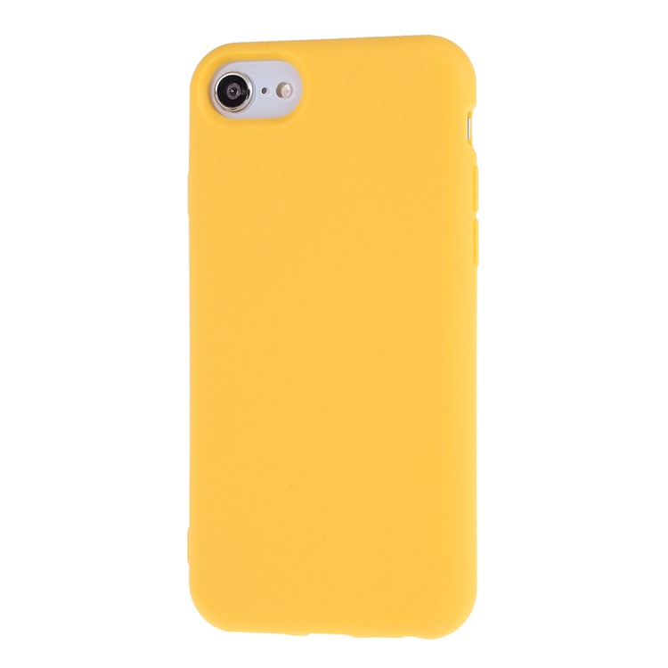 2.5MM Thickened Nano Silicone Phone Case for iPhone 8 / iPhone 7 / iPhone 6 - Yellow-2