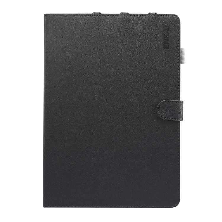 ENKAY High-end PU Leather Stand Smart Tablet Casing Cover for iPad 10.2 (2019) - Black-1