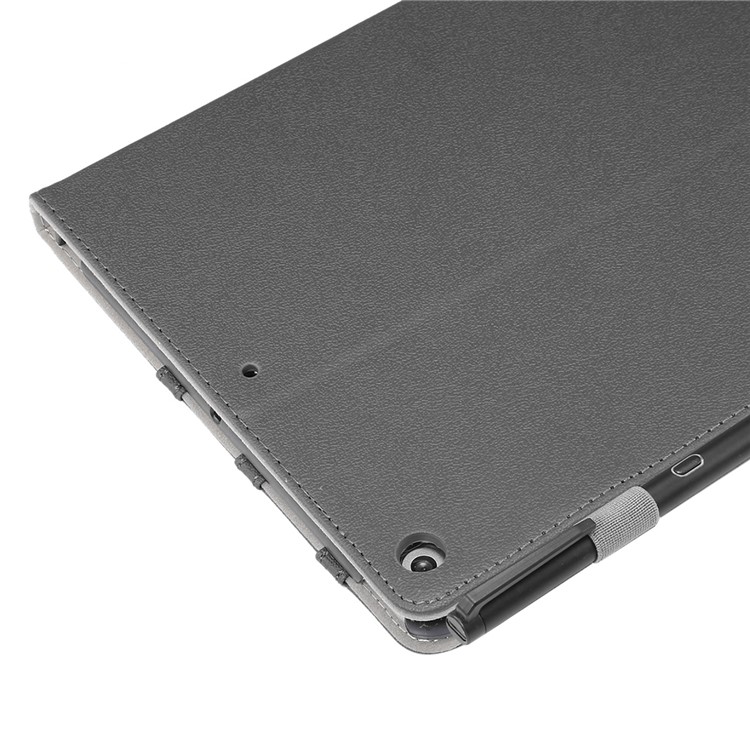 ENKAY High-end PU Leather Stand Smart Tablet Casing Cover for iPad 10.2 (2019) - Black-5