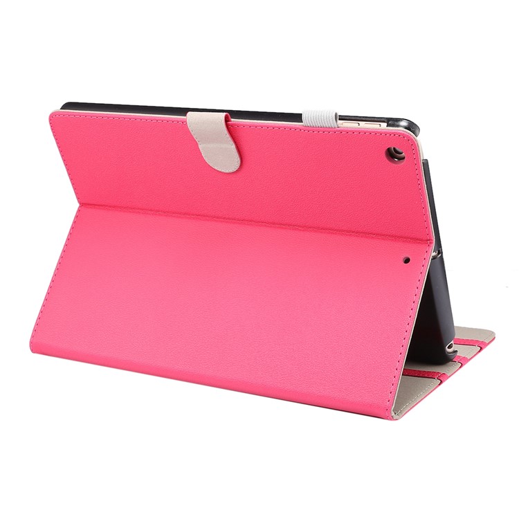 ENKAY High-end PU Leather Stand Smart Tablet Casing Cover for iPad 10.2 (2019) - Rose-3