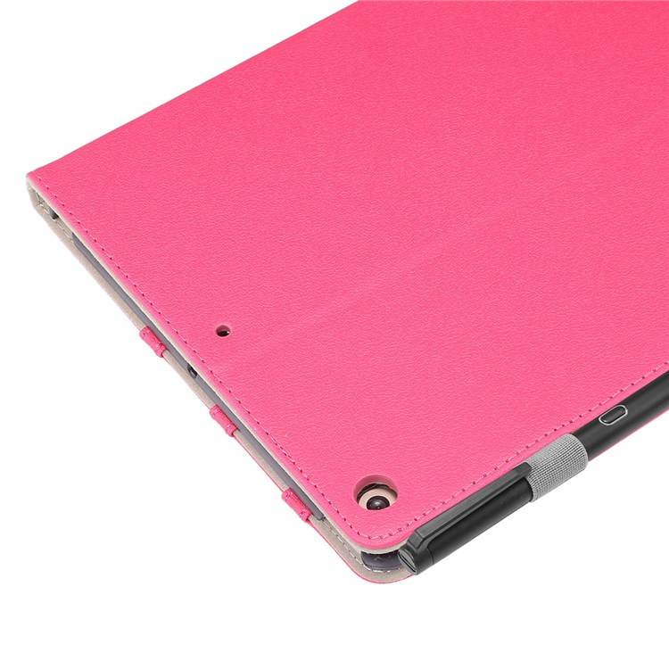 ENKAY High-end PU Leather Stand Smart Tablet Casing Cover for iPad 10.2 (2019) - Rose-5